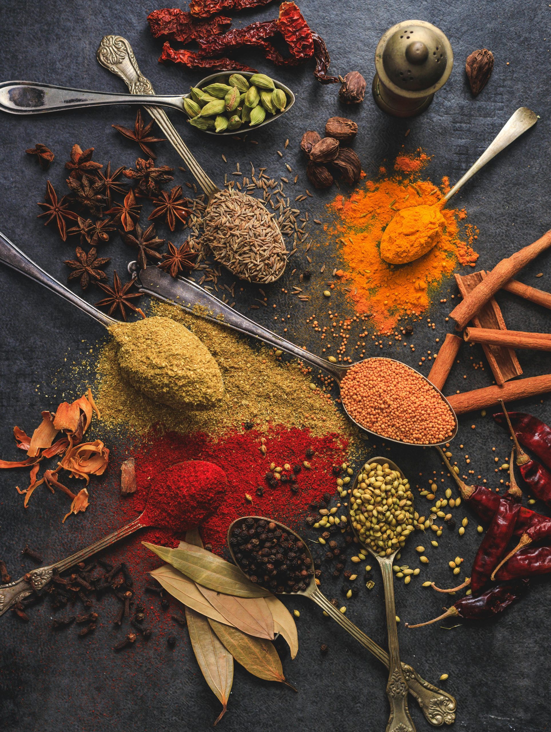 vibrant image of Indian spices